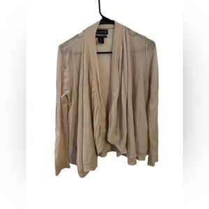 Nanette Lenore Women’s large Super Fine Merino Wool Open Cardigan